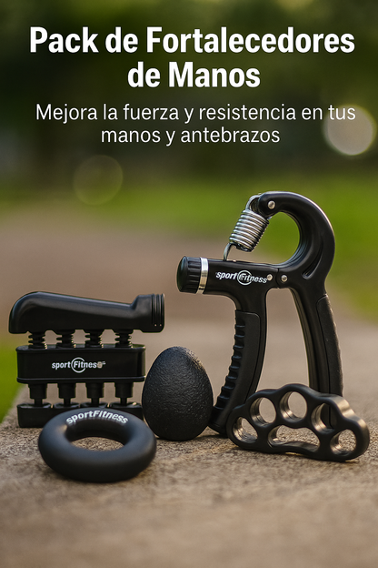 KIT DE AGARRE FORTALECIMIENTE MANO-BRAZO-ANTEBRAZO